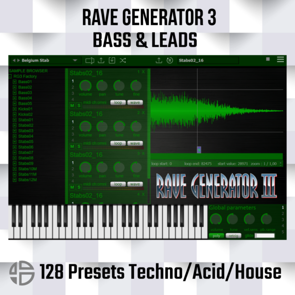 Rave Generator 3 128 Bass & Leads Presets